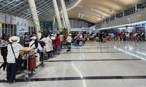 무안국제공항을 통해 전남을 방문한 베트남 관광객